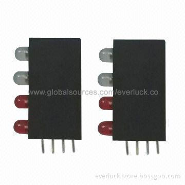 Red/White LED Lamp Module Colored Transparent Lens